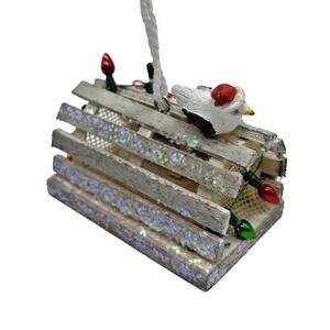 Cape Shore Lobster Trap Christmas Ornament Nautical Coastal Ocean Maine NEW